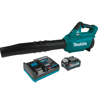 Makita GBU01M1 40V max XGT Brushless Blower Kit, with one battery (4.0Ah) & FREE Makita GCU03Z