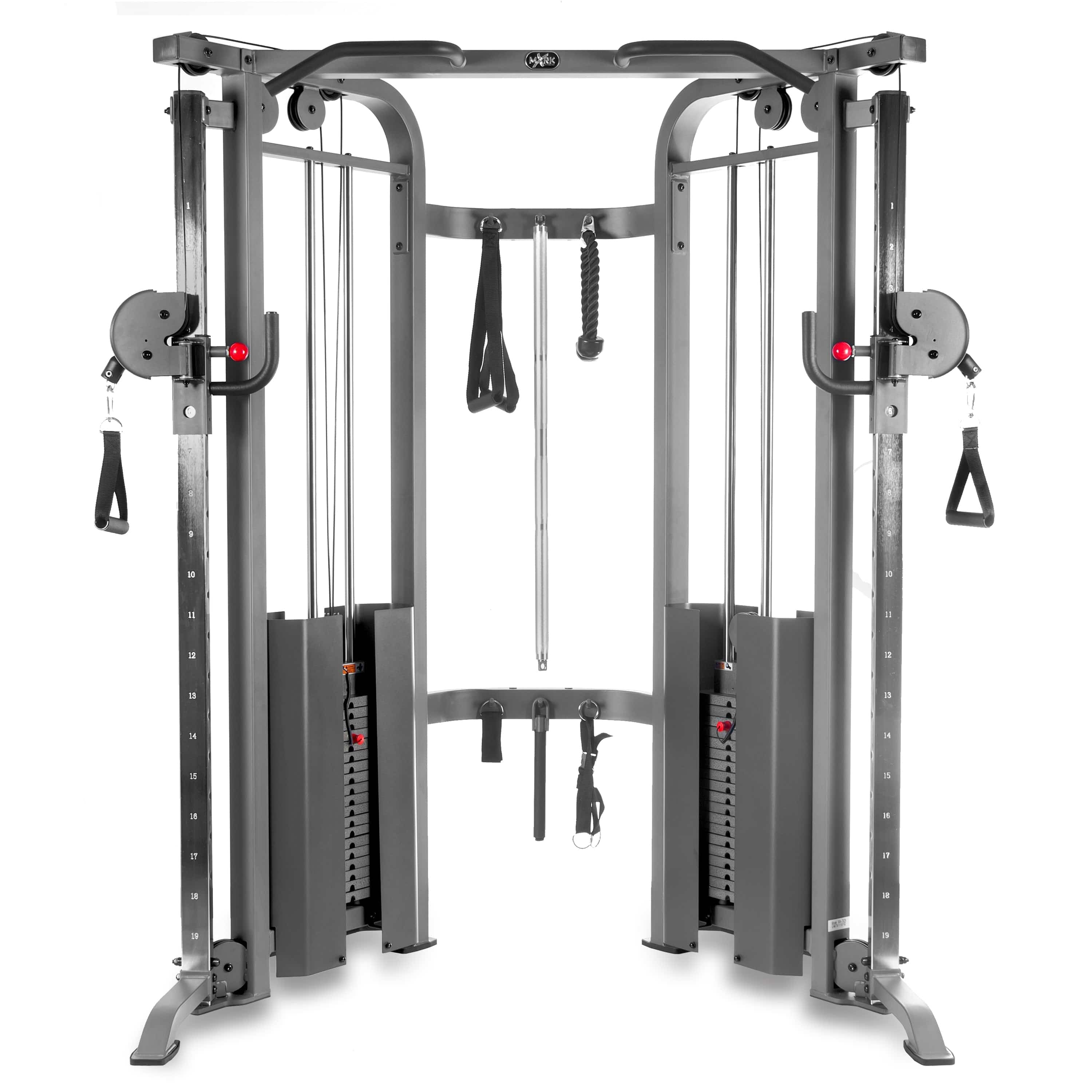 XMark Functional Trainer Cable Machine with Dual 200 lb Weight Stacks - XM-7626.1 - Backyard Provider