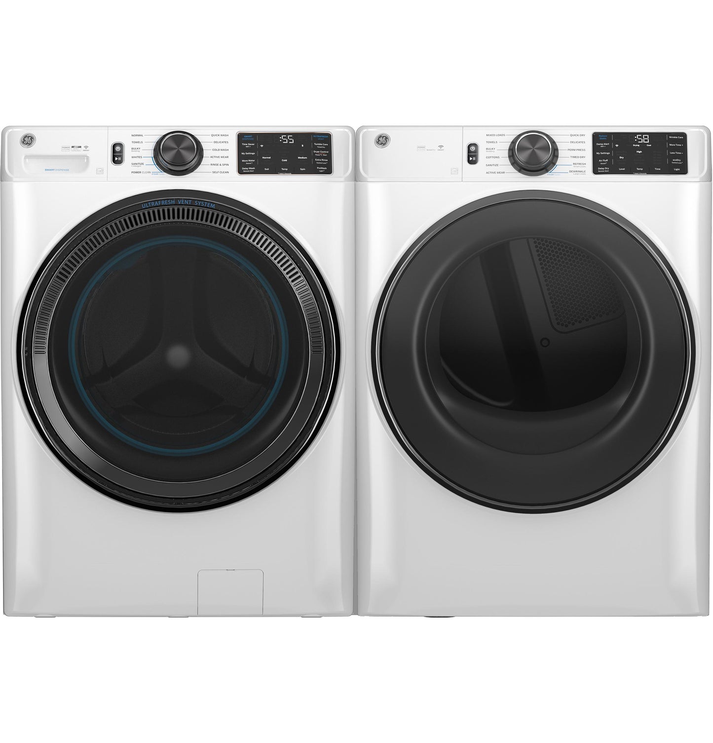 GE APPLIANCES GFW655SSVWW 5.0 cu. ft. Smart Front Load Washer - GFW655SSVWW-KT