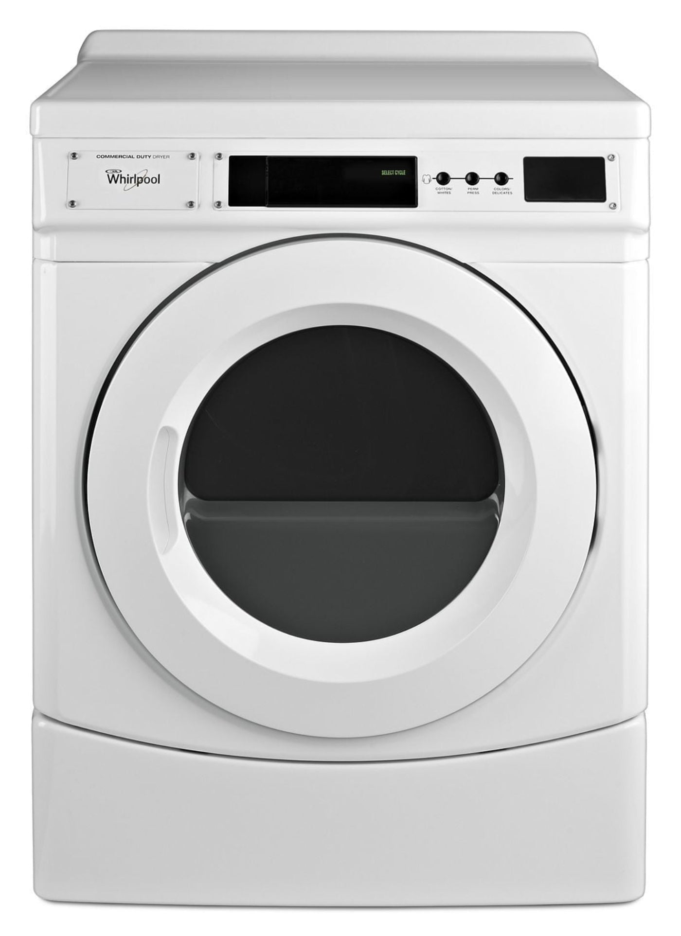 WHIRLPOOL 27" Commercial Gas Front-Load Dryer, Non-Vend White - CGD9160GW-KT