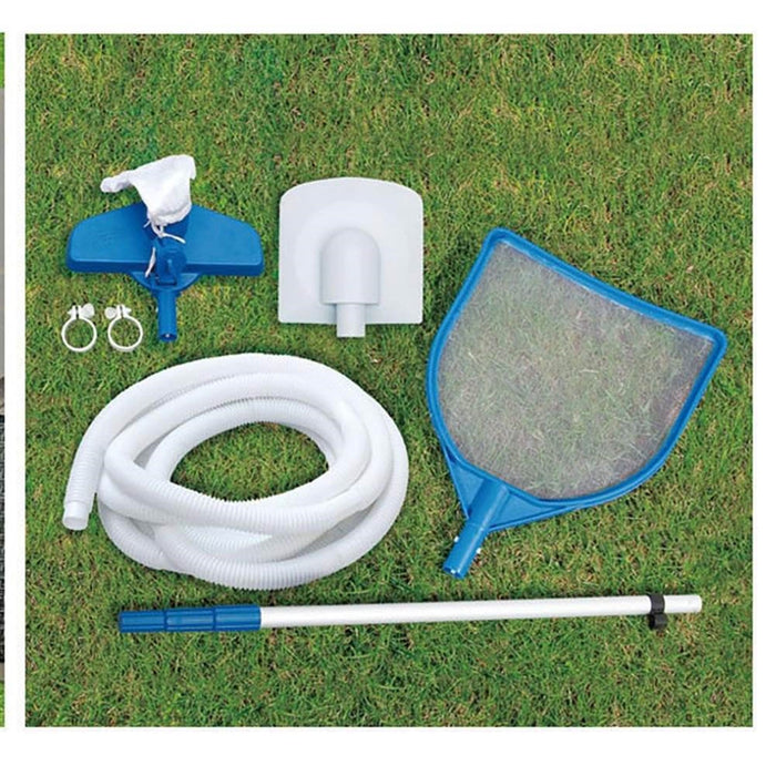 Summer Waves Elite 18ft x 48in Above Ground Frame Swimming Pool Set with Pump - 77123