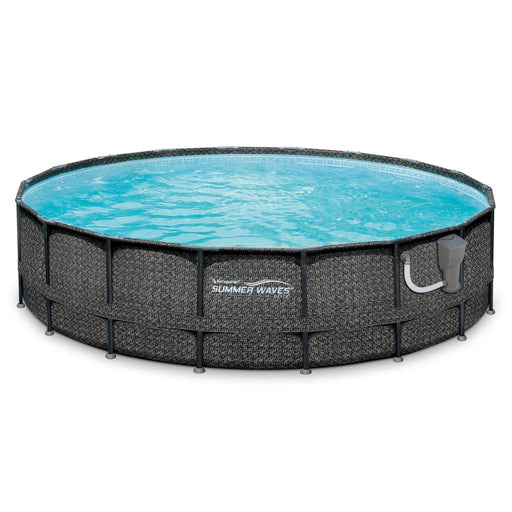 Summer Waves Elite 20ft x 48in Above Ground Frame Swimming Pool Set with Pump - 1,05799