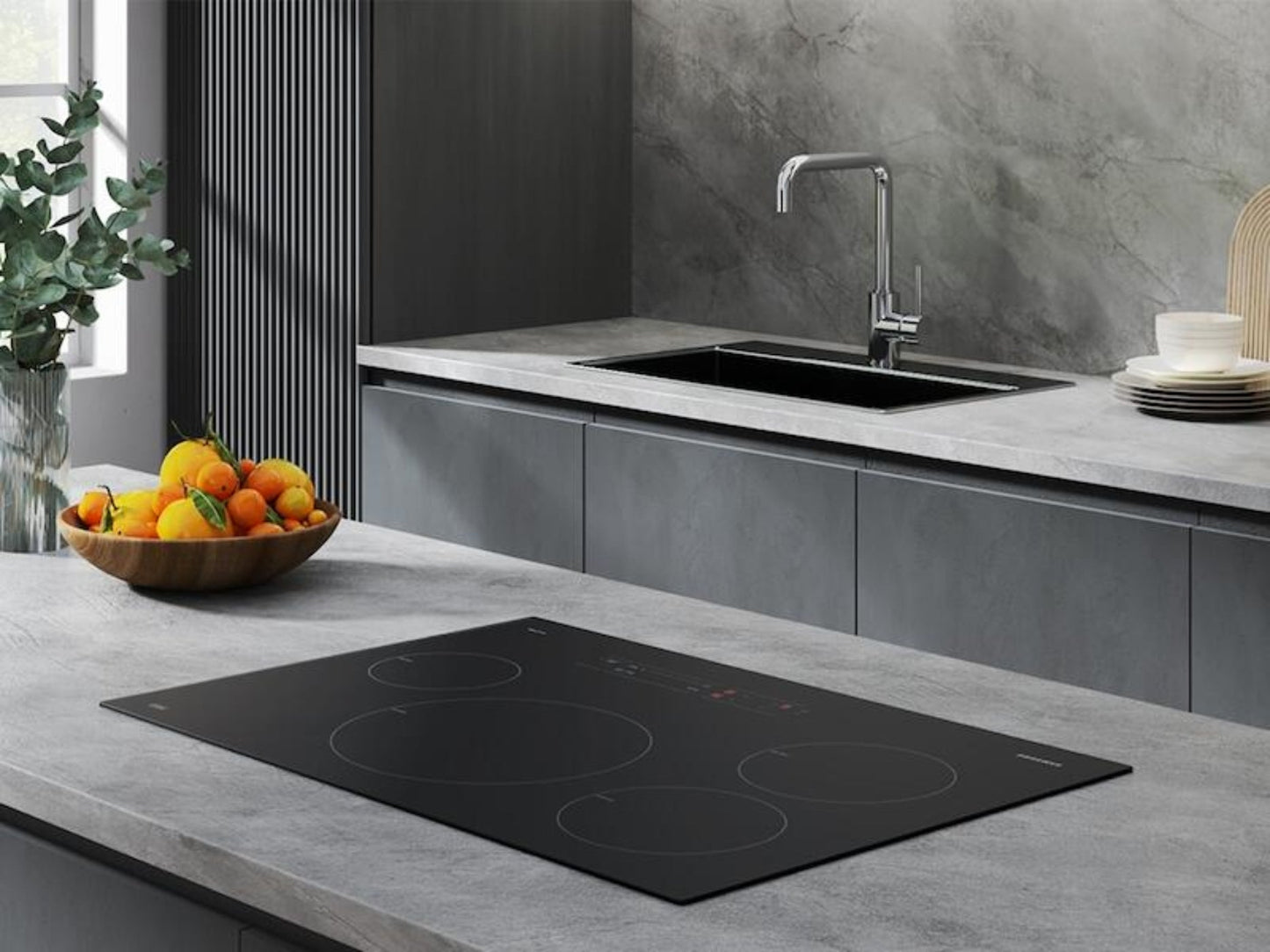 SAMSUNG NZ30A3060UK 30" Smart Induction Cooktop with Wi-Fi in Black - NZ30A3060UK-KT