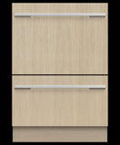 FISHER & PAYKEL DD24DHTI9N Integrated Double DishDrawer™ Dishwasher, Tall, Sanitize = DD24DHTI9N