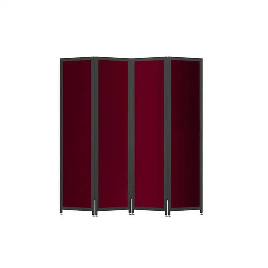 Forbes Industries 7850 1" Loft Series Mobile Partition Essentials, 4 Double-Sided Hinged Panels - 7850