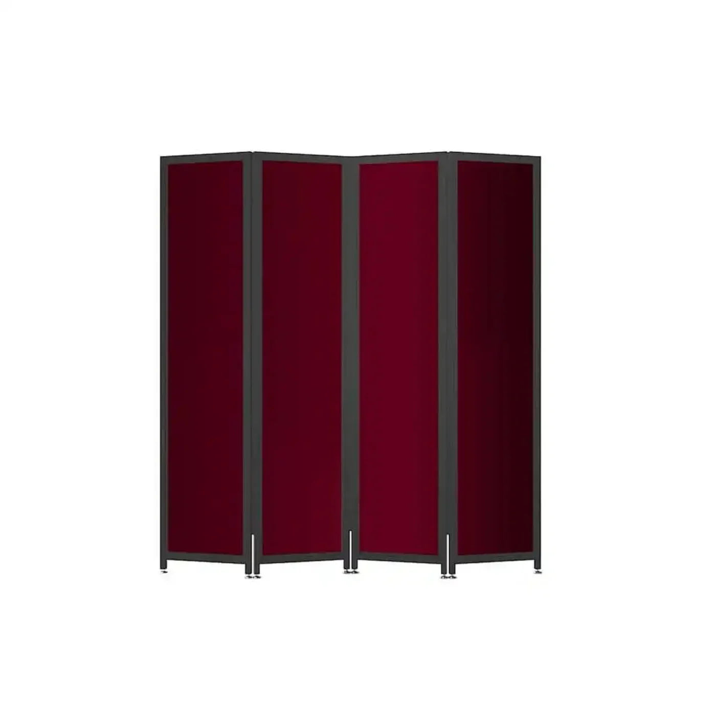 Forbes Industries 7850 1" Loft Series Mobile Partition Essentials, 4 Double-Sided Hinged Panels - 7850