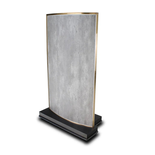 Forbes Industries 7860 26-3/4" Cove Series Mobile Partition Curved Double-Sided High-Pressure Laminate Panels - 7860