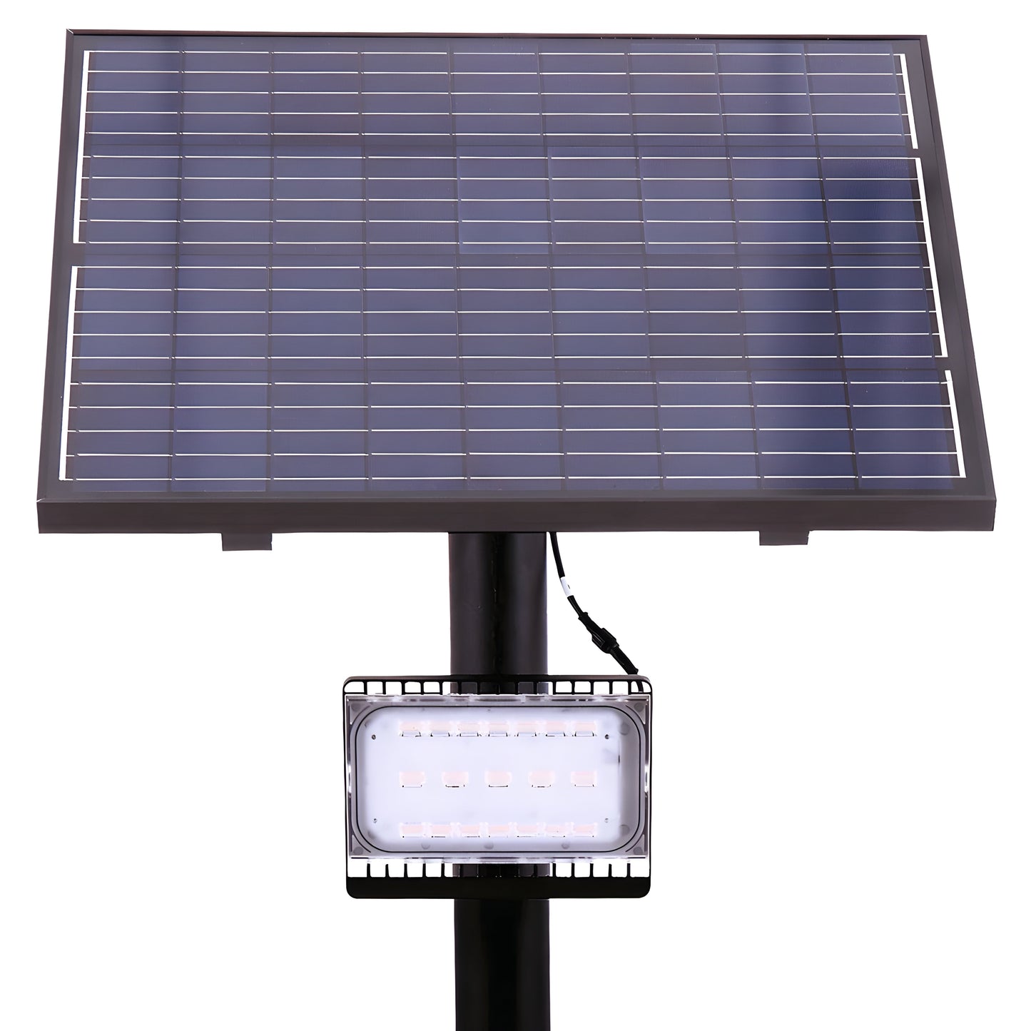 AVS Energy Solar LED Flood Light 50 Watt 7000 Lumens 5000K  - AVS-BLK-50W