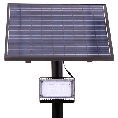 AVS Energy Solar LED Flood Light 30 Watt 4200 Lumens 5000K  - AVS-BLK-30W