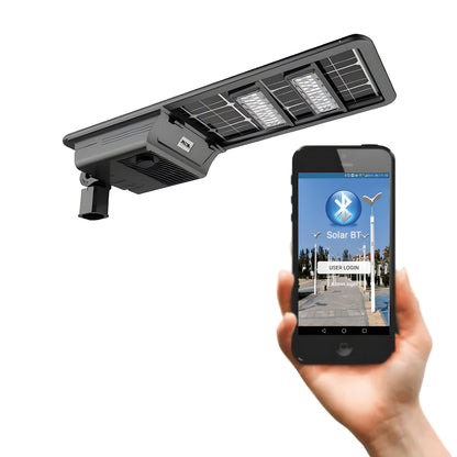 AVS Energy Solar LED Street Light 50 Watt 10091 Lumens 5000K Smart Street Light Parking Lot Light Solar All in One Street Light  - AVS Energy