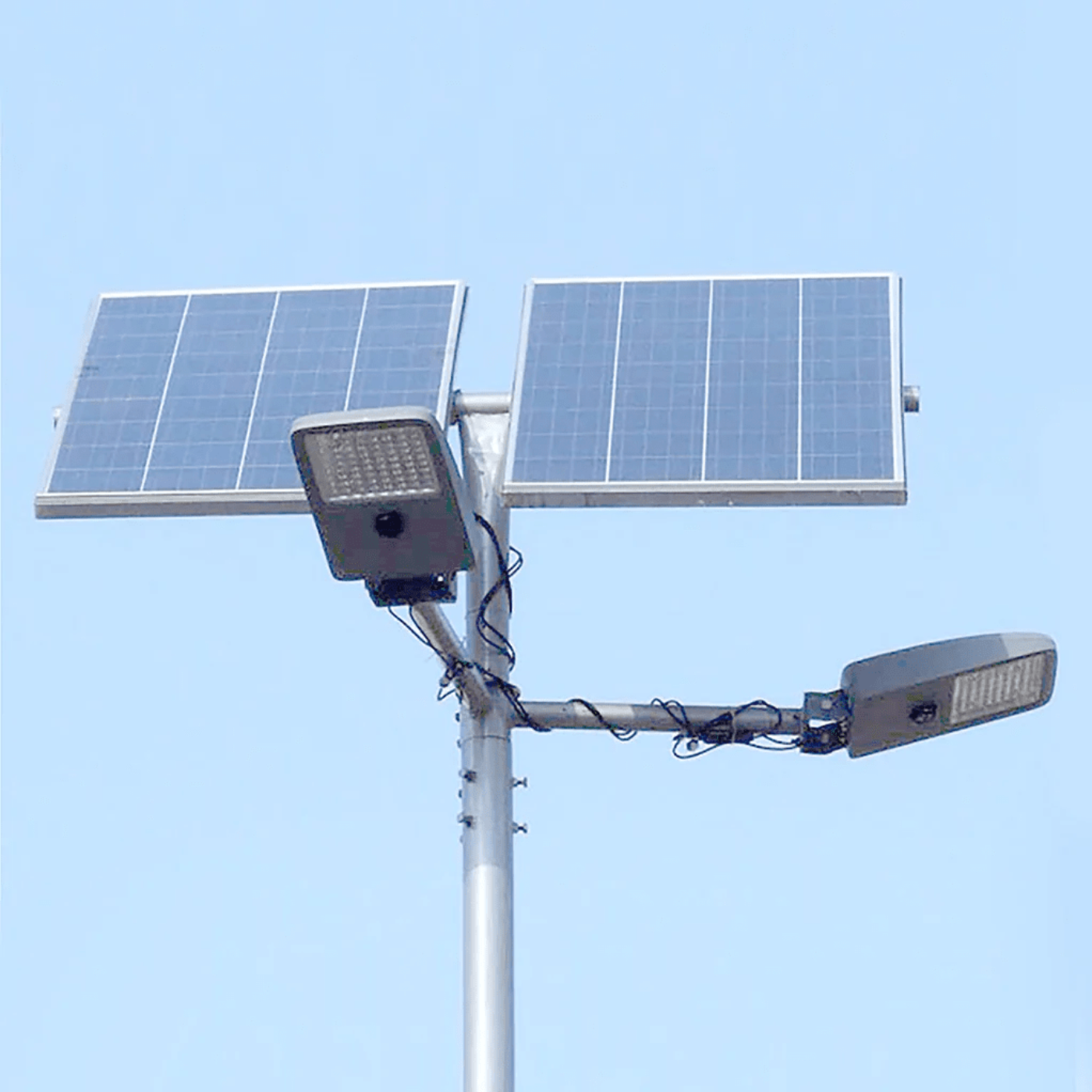 AVS Energy Solar Billboard Light 50 Watt 6200 Lumens 5000K Yoke/Pole Mount IP67  - AVS-SFL50W-Yoke