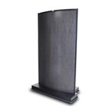 Forbes Industries 7866 26.75" Cove Series Mobile Partition Curved Double-Sided Wood Veneer Panels - 7866