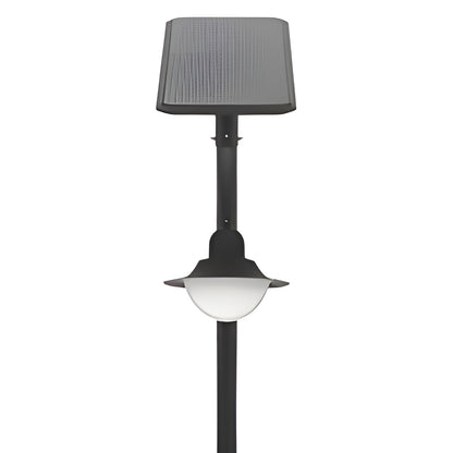 AVS Energy Solar Street Pole Light 40 Watt 6000 Lumens 5000K Black Housing Pathway Lighting Garden Light Solar Post Top CAPE Light - AVS-CAPE-40W