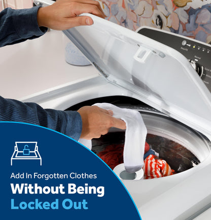 GE APPLIANCES GTW485ASWWB GE(R) 4.5 cu. ft. Capacity Washer with Stainless Steel&#x00A0;Basket, Cold&#x00A0;Plus and Wash Boost&#x200B; - GTW485ASWWB-KT