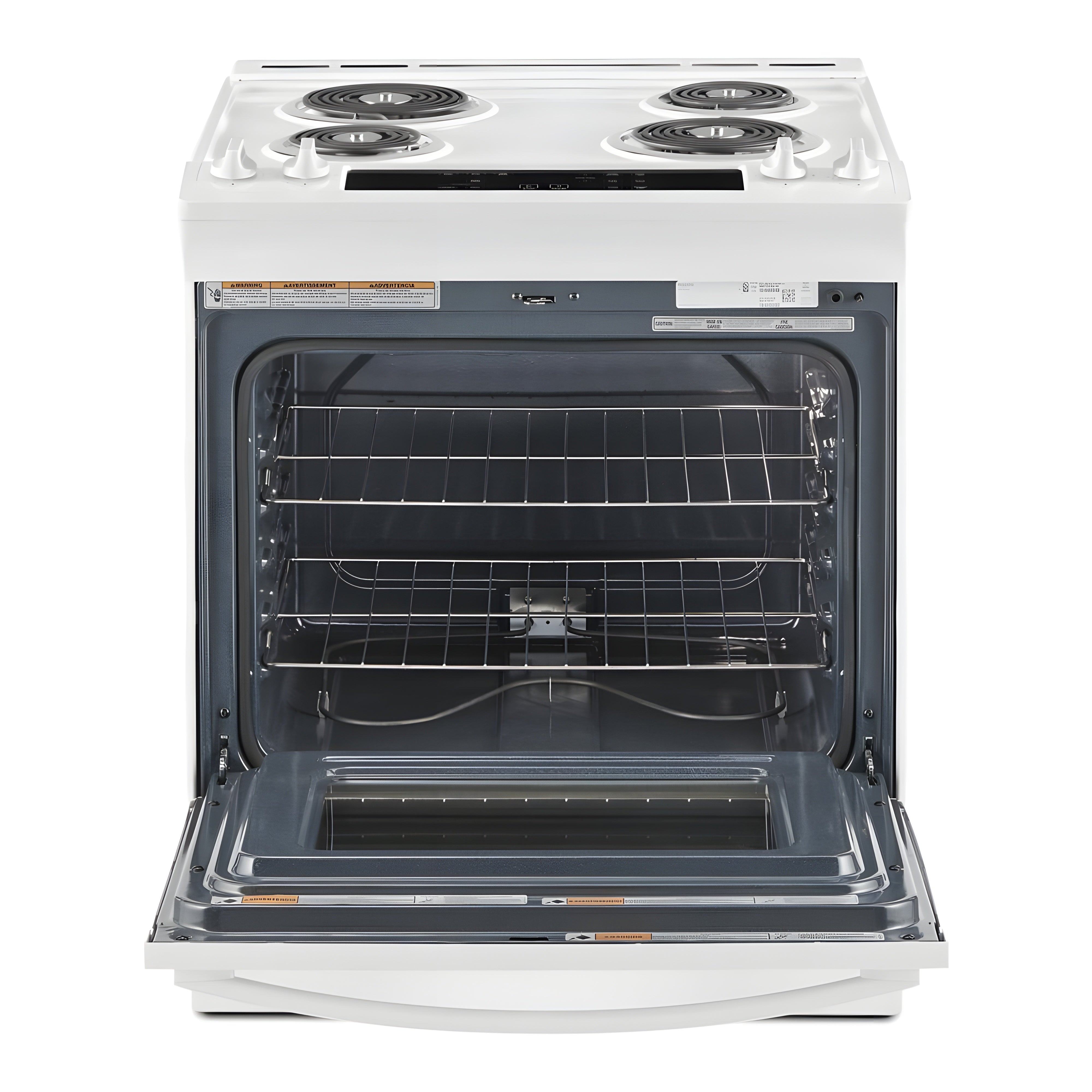 WHIRLPOOL WEC310S0LW 4.8 Cu. Ft. Whirlpool® Electric Range with Frozen Bake™ Technology - WEC310S0LW-KT