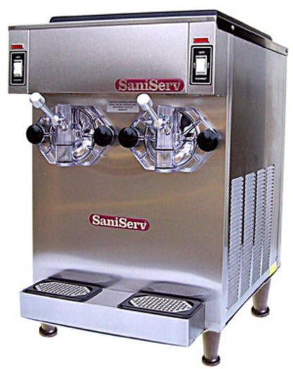 SaniServ 798 | 20" Wide 28 Qt. Air-Cooled Double Hopper Countertop Frozen Drink Machine - SAN-798
