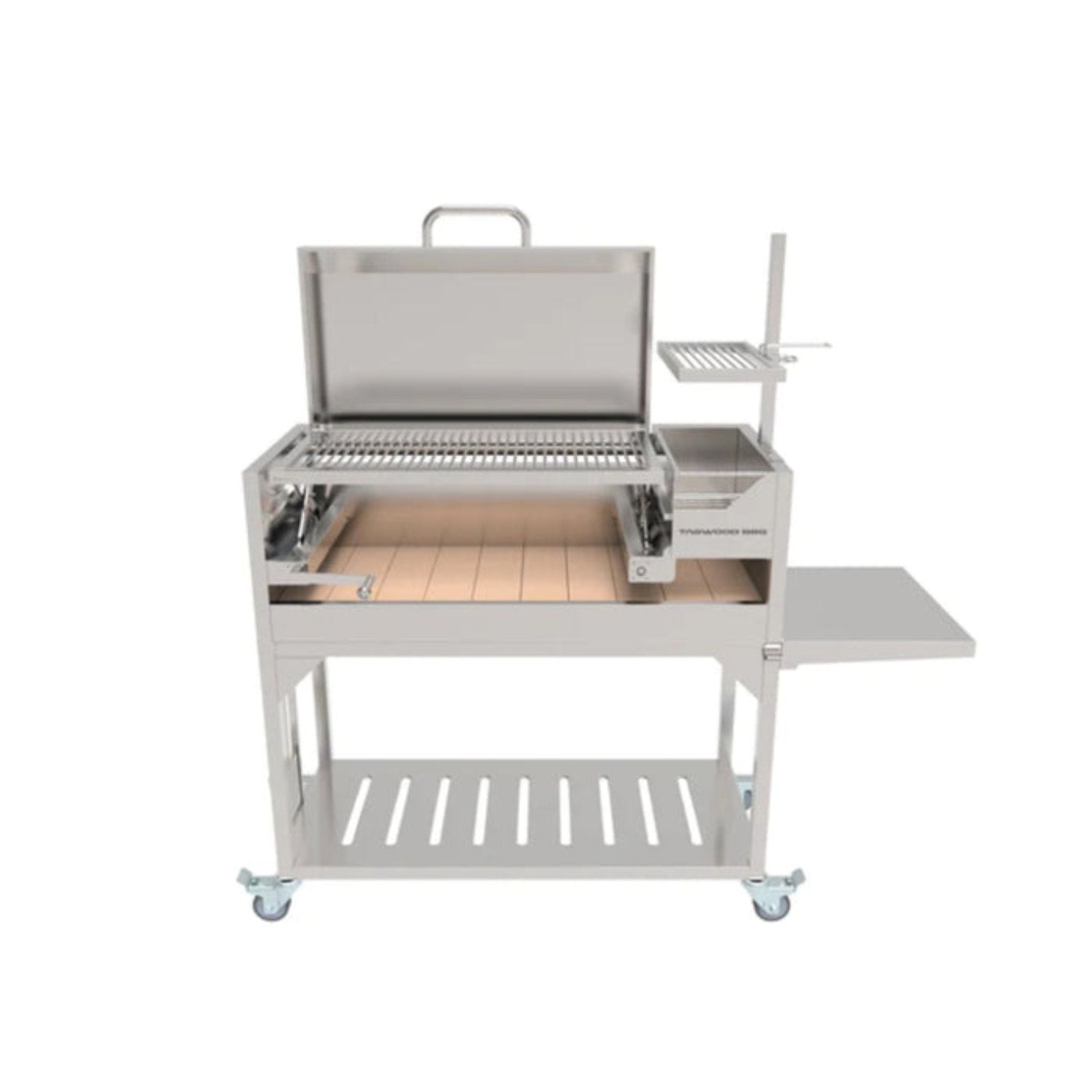 Tagwood Freestanding Argentine Grill with Lid Stainless Steel - BBQ01SS