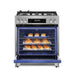 ROBAM 30-Inch 5 Cu. Ft. Oven Freestanding Gas Range, 5 Sealed Brass Burners in Stainless Steel - 7GG10