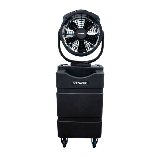 XPOWER FM-88WK2 Multi-purpose oscillating misting fan with Built-In water pump and WT-90 mobile water reservoir - XP-FM-88WK2