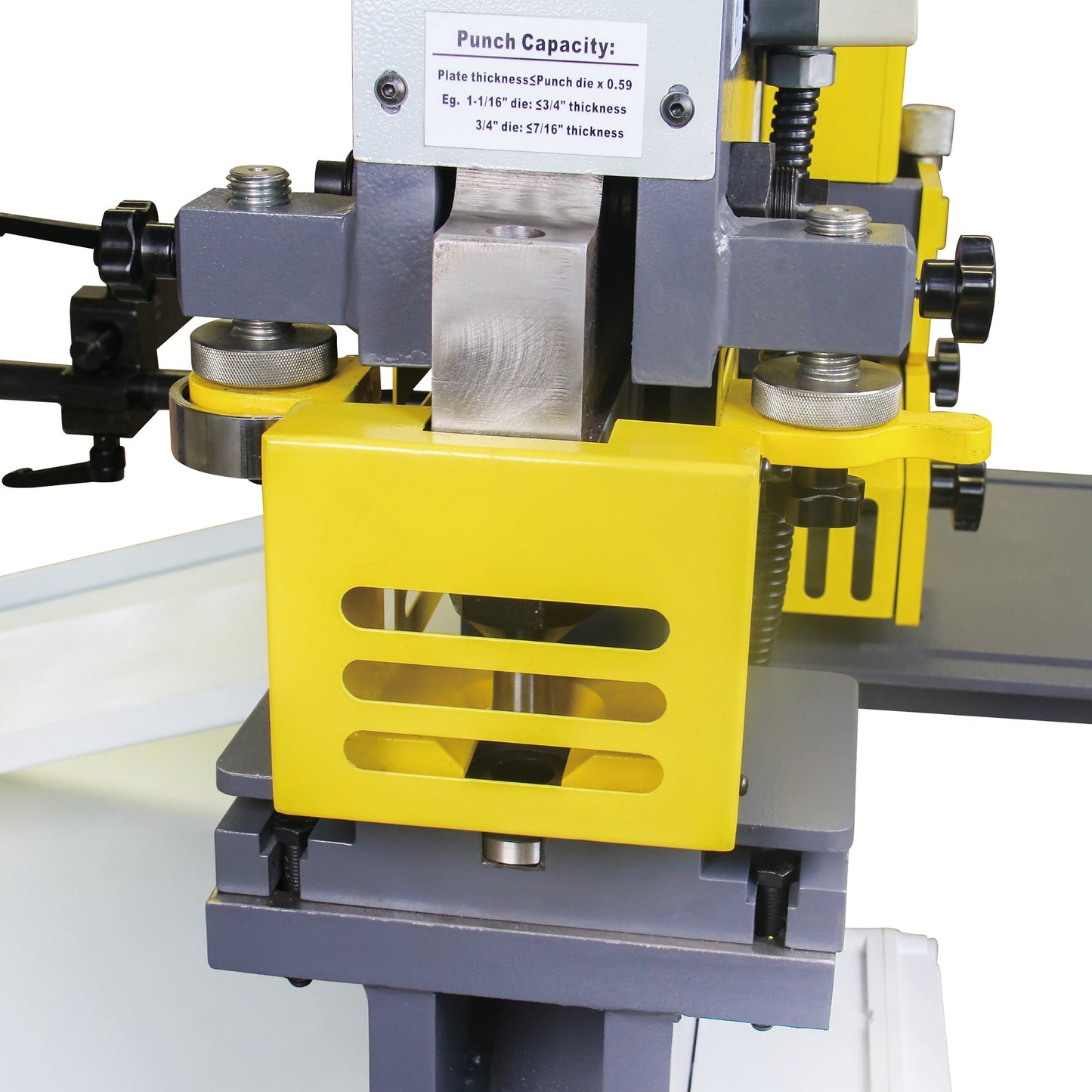 Kaka Industrial M-60, 60 Ton multi-function Metal Ironworker Punch Shear Notcher Brake 220V 3 phase - 181112V220