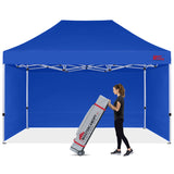 Mastercanopy Commercial Series- 10x10/10x15/10x20 Pop-up Canopy Tent with Sidewalls - B07XFM1KMJ