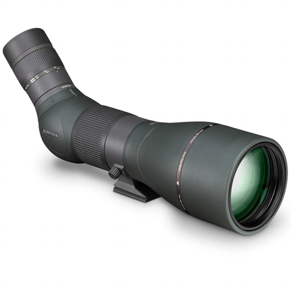 Vortex Optics Razor HD 27-60X85 (Angled) Spotting Scope RS-85A with Free Hat and Wearable4U Bundle - RS-85A_Hat-CD_LCP