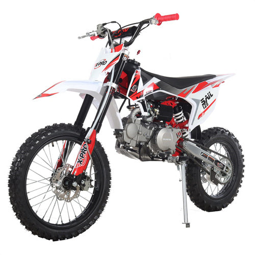 X-PRO Sail 125cc Dirt Bike with 4-Speed Manual Transmission, Kick Start, Big 17"/14" Tires! Zongshen Brand Engine - DB-H05-Green