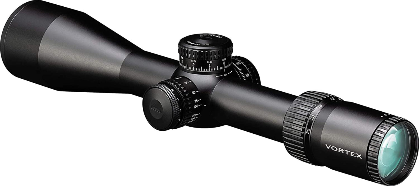 Vortex Optics Strike Eagle 5-25x56 FFP EBR-7C (MRAD) Reticle Riflescope with Wearable4U Lens Cleaning Pen and Free Hat Bundle - SE-52504_w4u-LCP_121-53-BCA