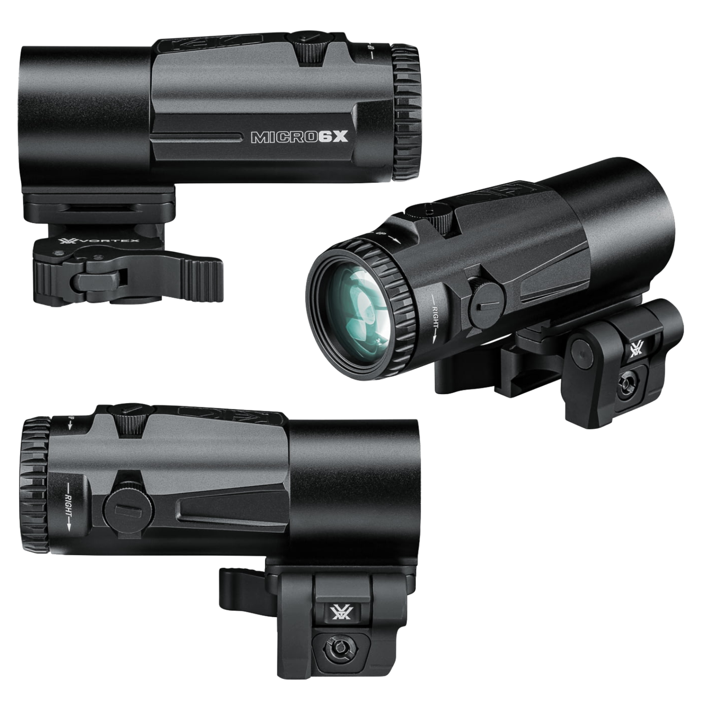 Vortex Optics Micro6X Magnifier with Quick-Release Flip Mount with Free Hat and Wearable4U Bundle - V6XM_Hat-CD_LCP