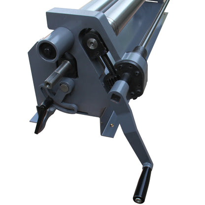 KAKA INDUSTRIAL 51-Inch Slip Roll Machine, 14-Gauge Steel Bending Capacity, Rear Axle Lifting, W01-5116A Metal Roller, Sheet Metal Round Bending, Two Removable Rollers Included - 174015