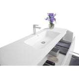 Ancerre Gwyneth Bathroom Vanity with Solid Surface Top Cabinet Set Collection - Backyard Provider