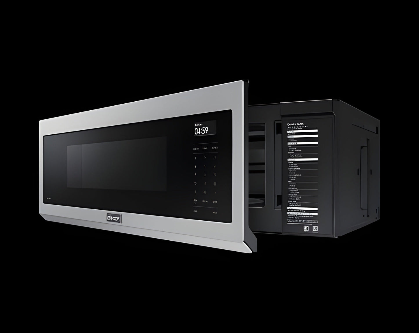 DACOR 30" Slim OTR Microwave, Silver Stainless - DMO30U970SS-KT