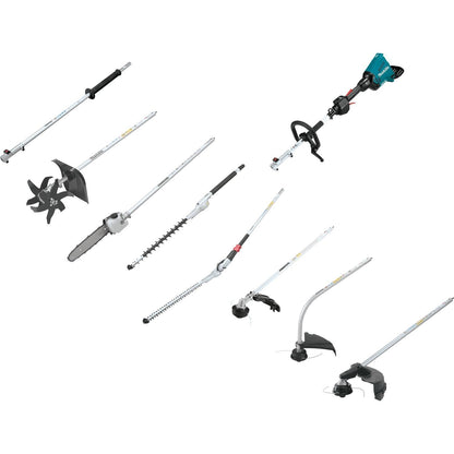 Makita  36V (18V X2) LXT Brushless Couple Shaft Power Head Kit with String Trimmer Attachment, dual port charger  - XUX01M5PT