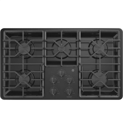 GE APPLIANCES JGP3036DLBB GE(R) 36" Built-In Gas Cooktop with Dishwasher-Safe Grates -JGP3036DLBB-KT