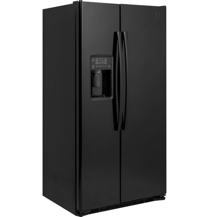 GE APPLIANCES GZS22DGJBB GE® 21.9 Cu. Ft. Counter-Depth Side-By-Side Refrigerator - GZS22DGJBB-KT