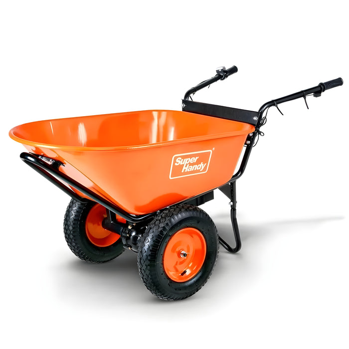 Super Handy GUO034 24V DC 330 lbs Max Load Electric Wheelbarrow New