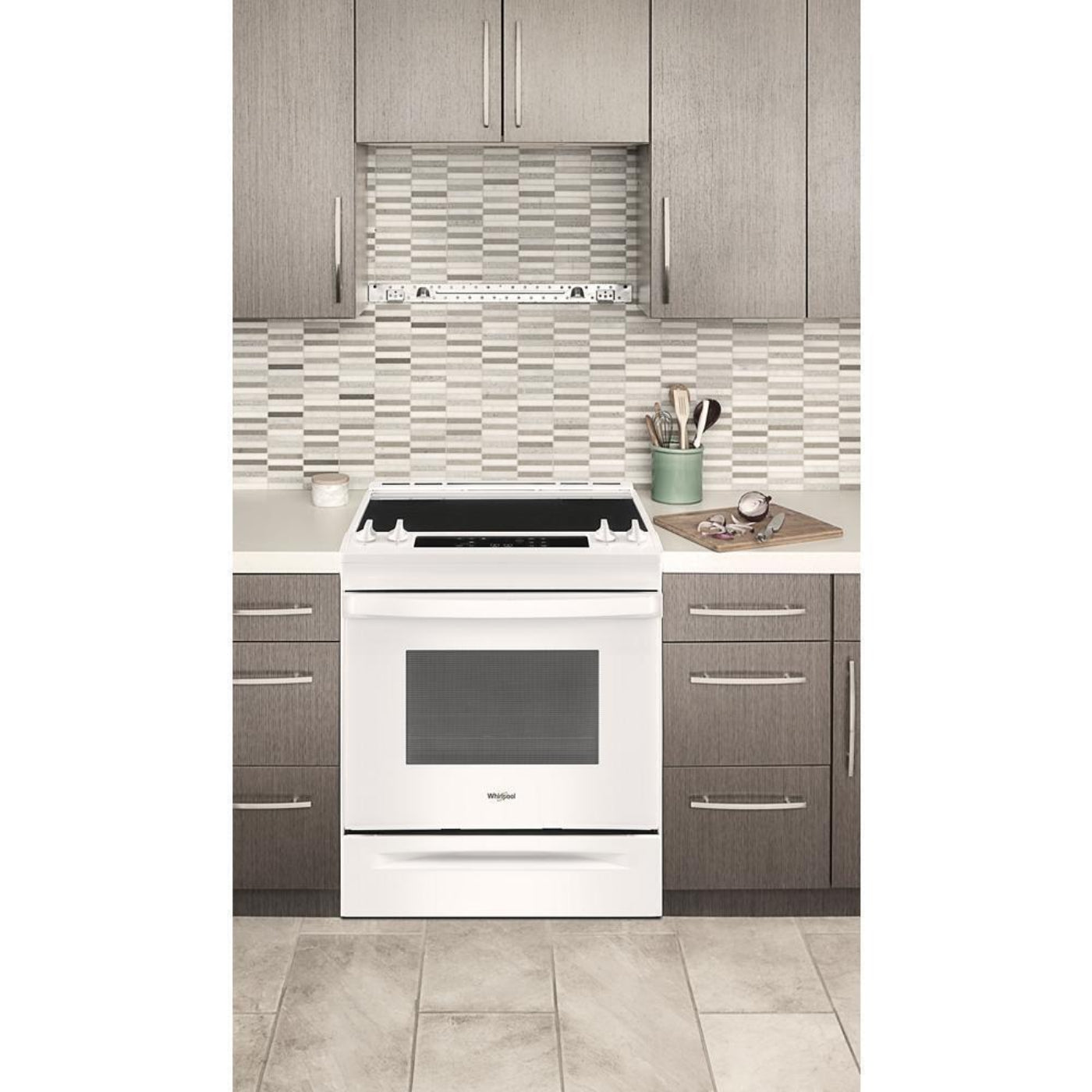 WHIRLPOOL WEE515S0LW 4.8 Cu. Ft. Whirlpool® Electric Range with Frozen Bake™ Technology - WEE515S0LW-KT