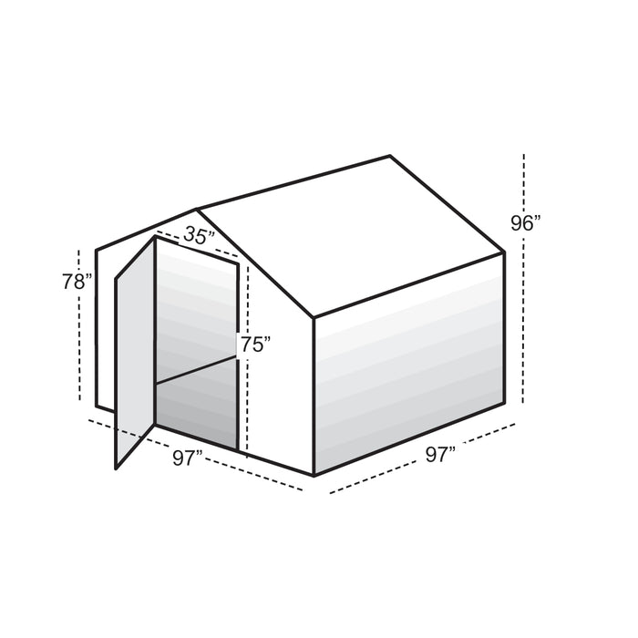 Solexx Garden Master Deluxe Greenhouse - G-508-D