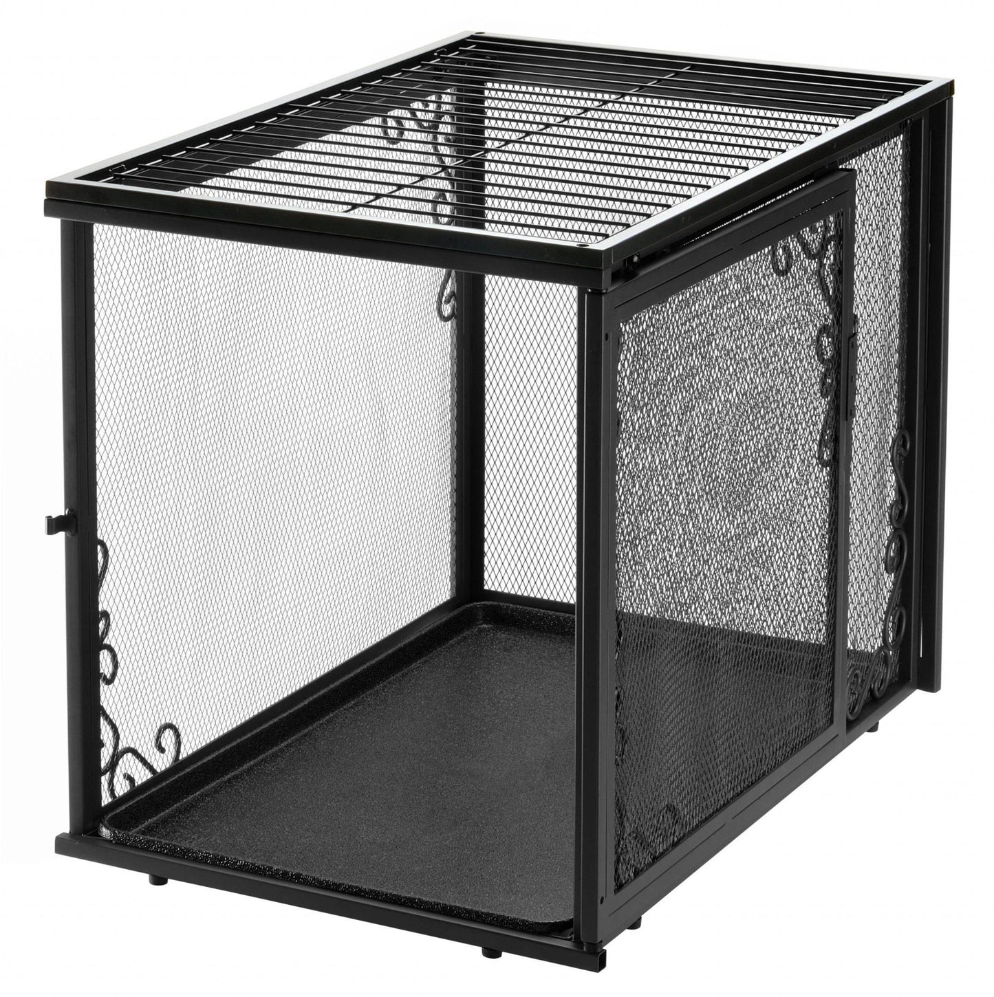 Richell Metal Mesh Pet Crate Medium -RI-80009