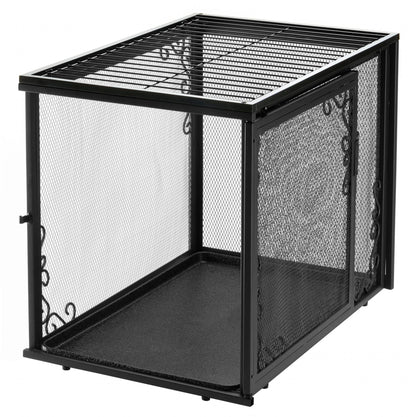 Richell Metal Mesh Pet Crate Medium -RI-80009