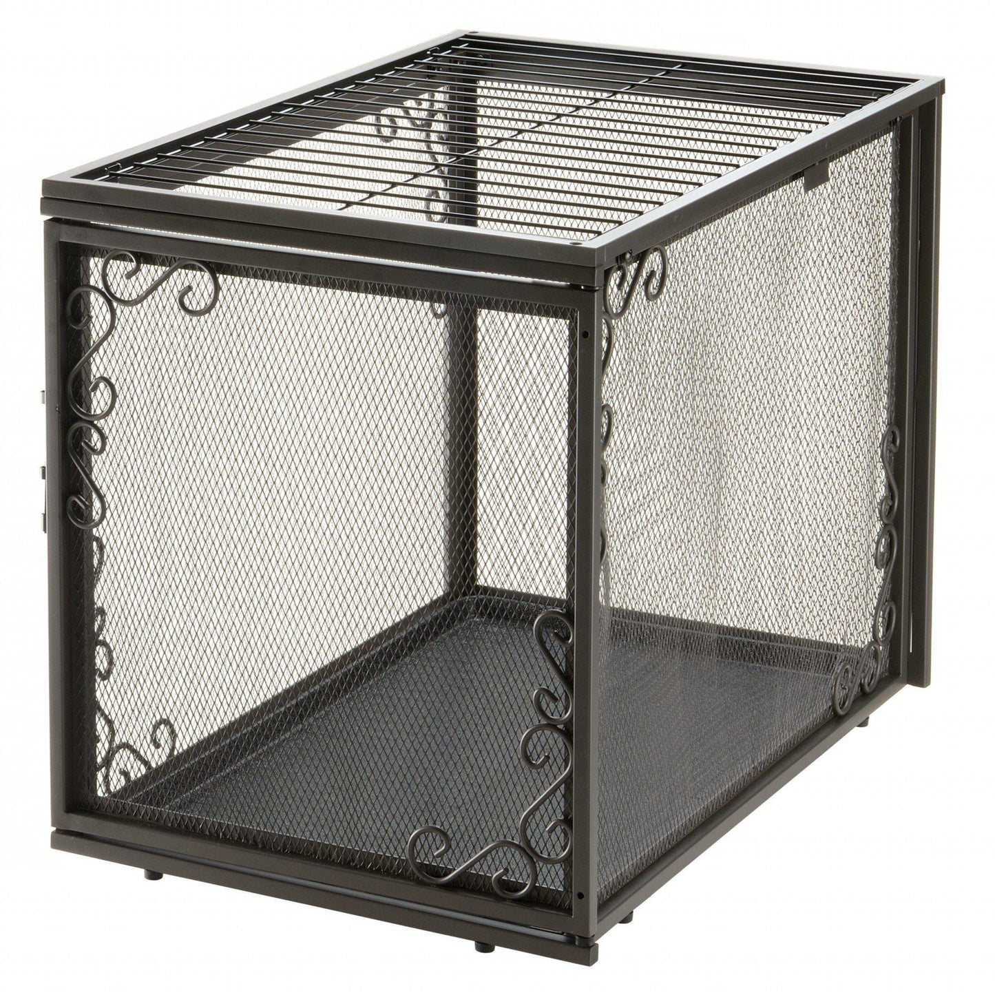 Richell Metal Mesh Pet Crate Medium -RI-80009
