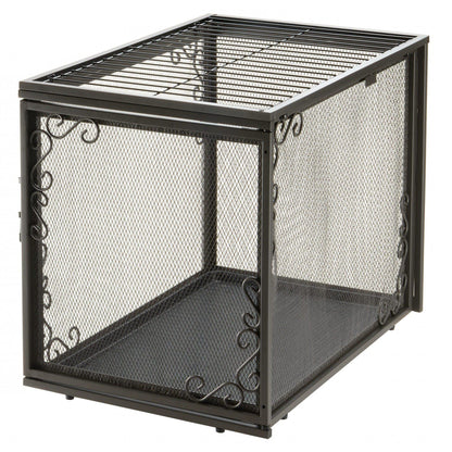 Richell Metal Mesh Pet Crate Medium -RI-80009