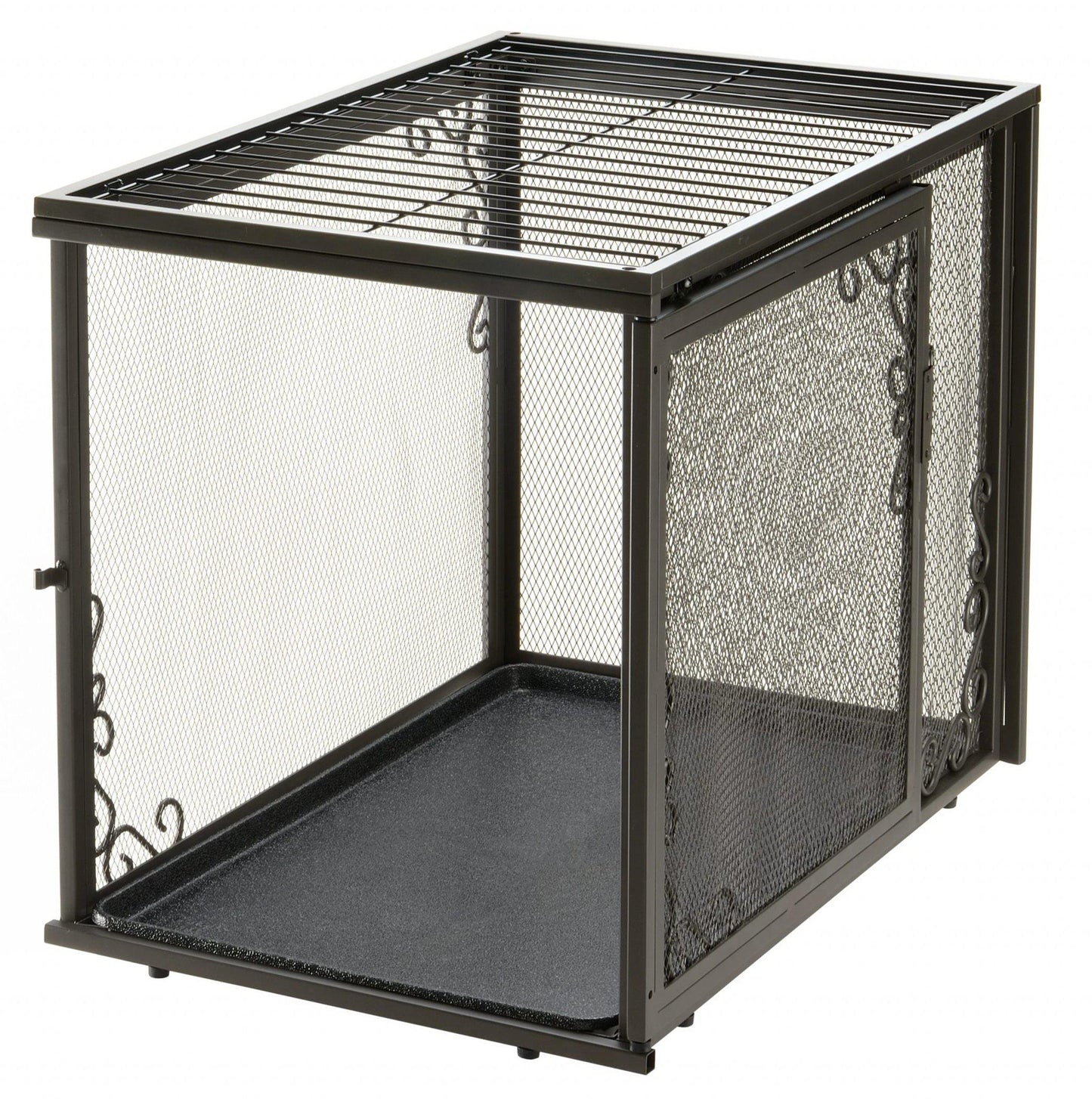 Richell Metal Mesh Pet Crate Medium -RI-80009