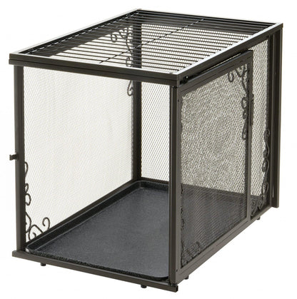 Richell Metal Mesh Pet Crate Medium -RI-80009