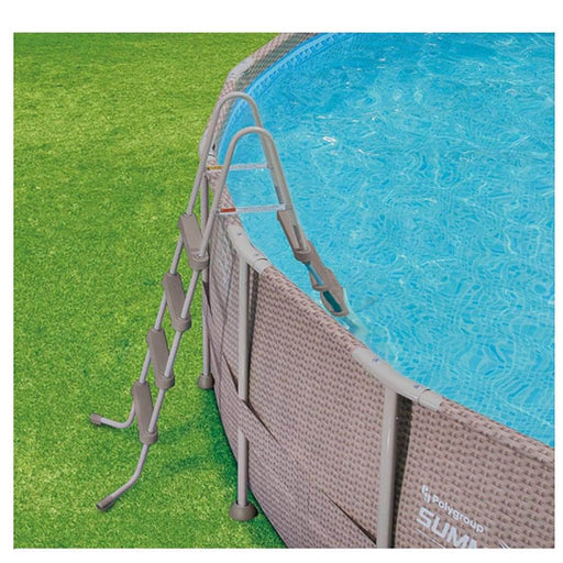 Summer Waves 16in x 48in Elite Wicker Above Ground Pool Set + Pump, 6 Cartridges - 80805