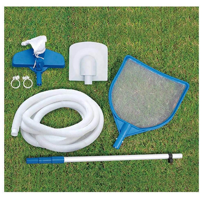 Summer Waves 16in x 48in Elite Wicker Above Ground Pool Set + Pump, 6 Cartridges - 80805