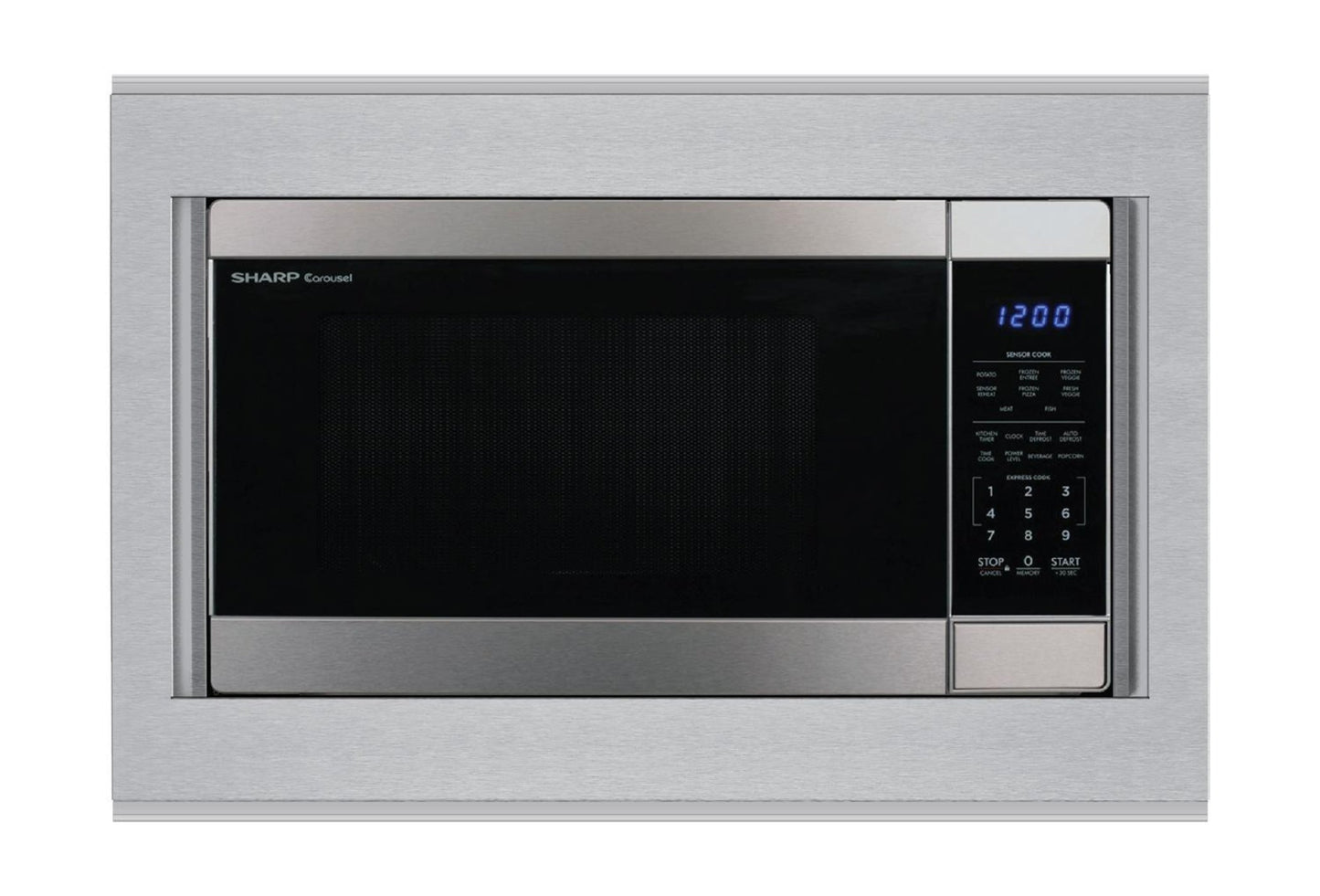 Sharp 27 in. Built-In Microwave Trim Kit - SKM427F9HS-KT