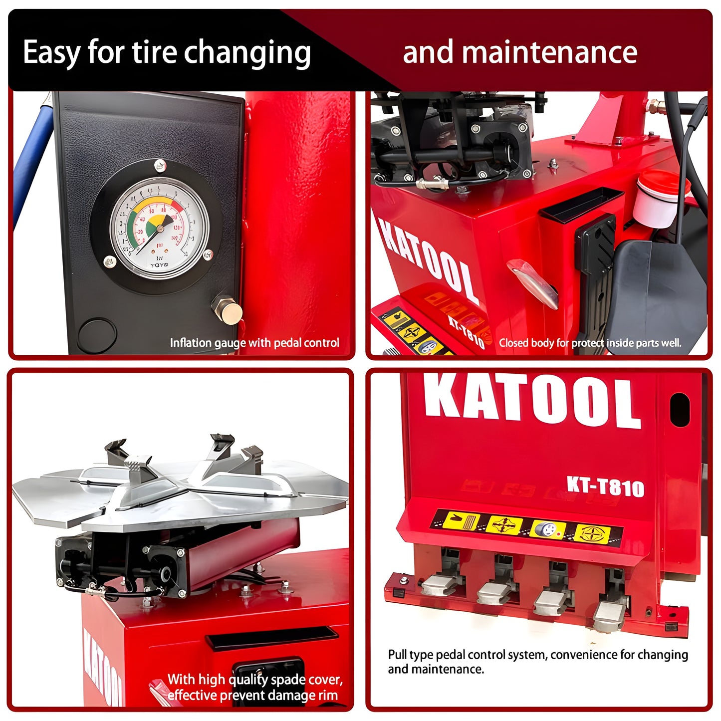 Katool Wheel Clamp Tire Changer Machine - KT-T810