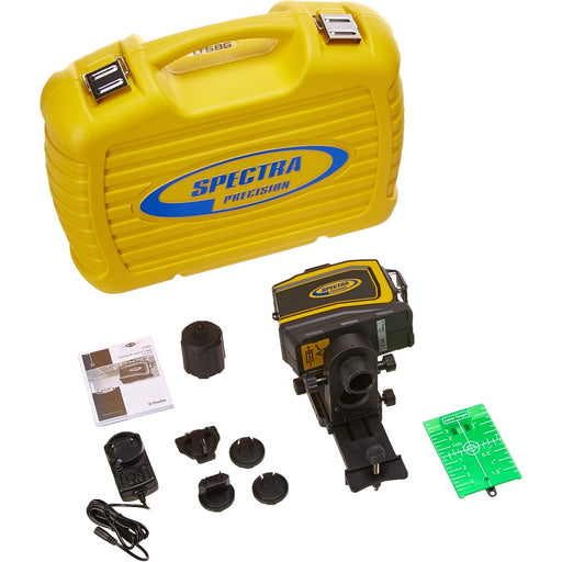 Spectra Precision Green Laser Level Tool, 3 x 360°, Ultra Bright Technology, Laser Class 2 <1mW, Best for Ceiling Work - LT58G