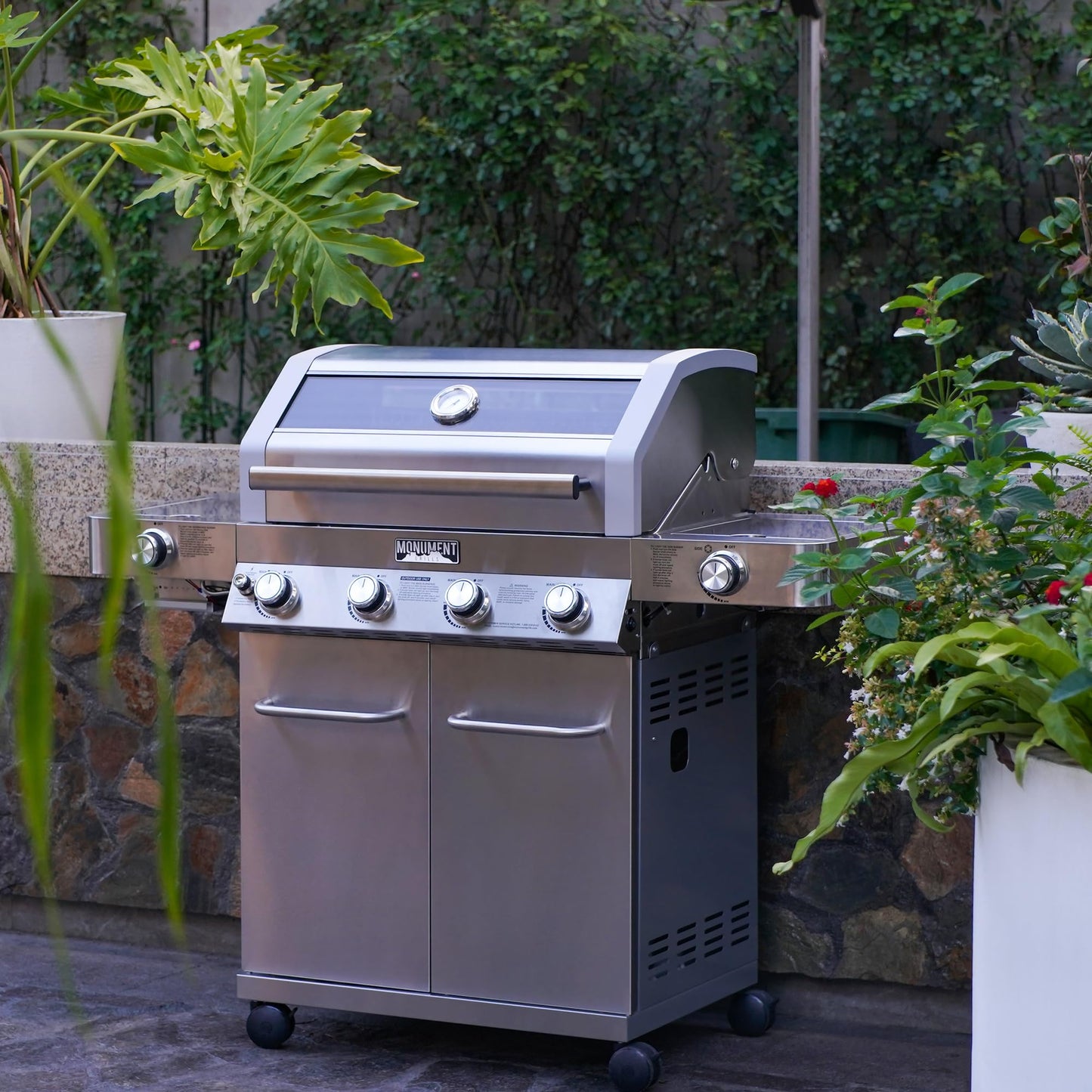 Monument Grills 35633 Propane Grill with Grill Cover Bundle (2 Items) - B0BD88DMZ2
